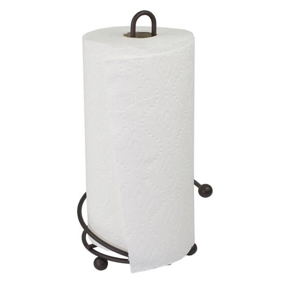 Paper Towel Holder Dispenser Stand, Bronze - Picture 2 of 6